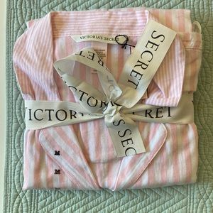 NWT Victoria Secret striped pj set